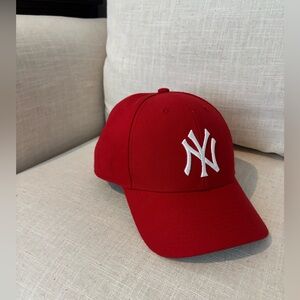 NY Yankees 47 Red and Black Cap